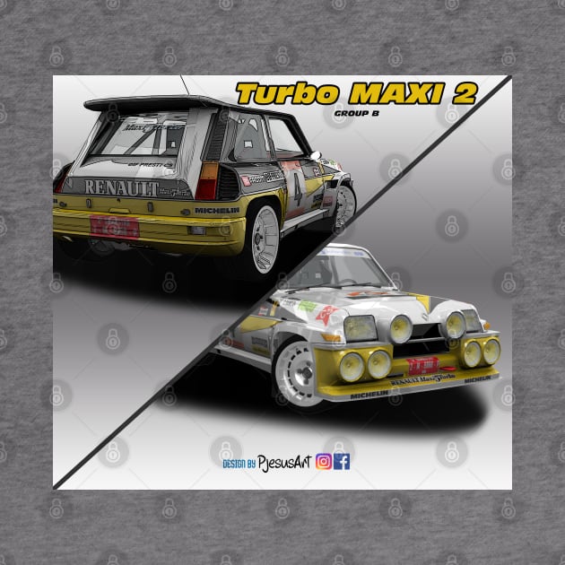 Renault 5 Turbo MAXI 2 Group B by PjesusArt